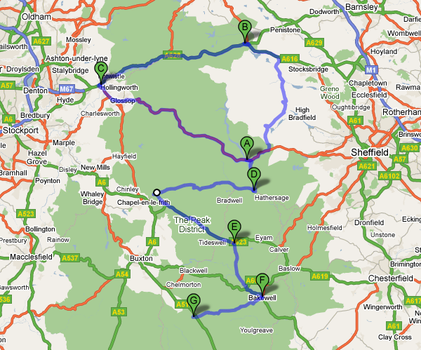 saturday route map